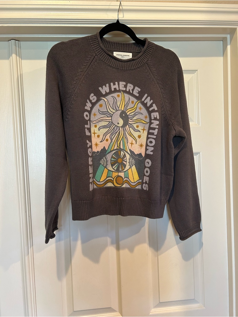 Spiritual Gangster Sweater, NWT, oversized XS. - Picture 3 of 11